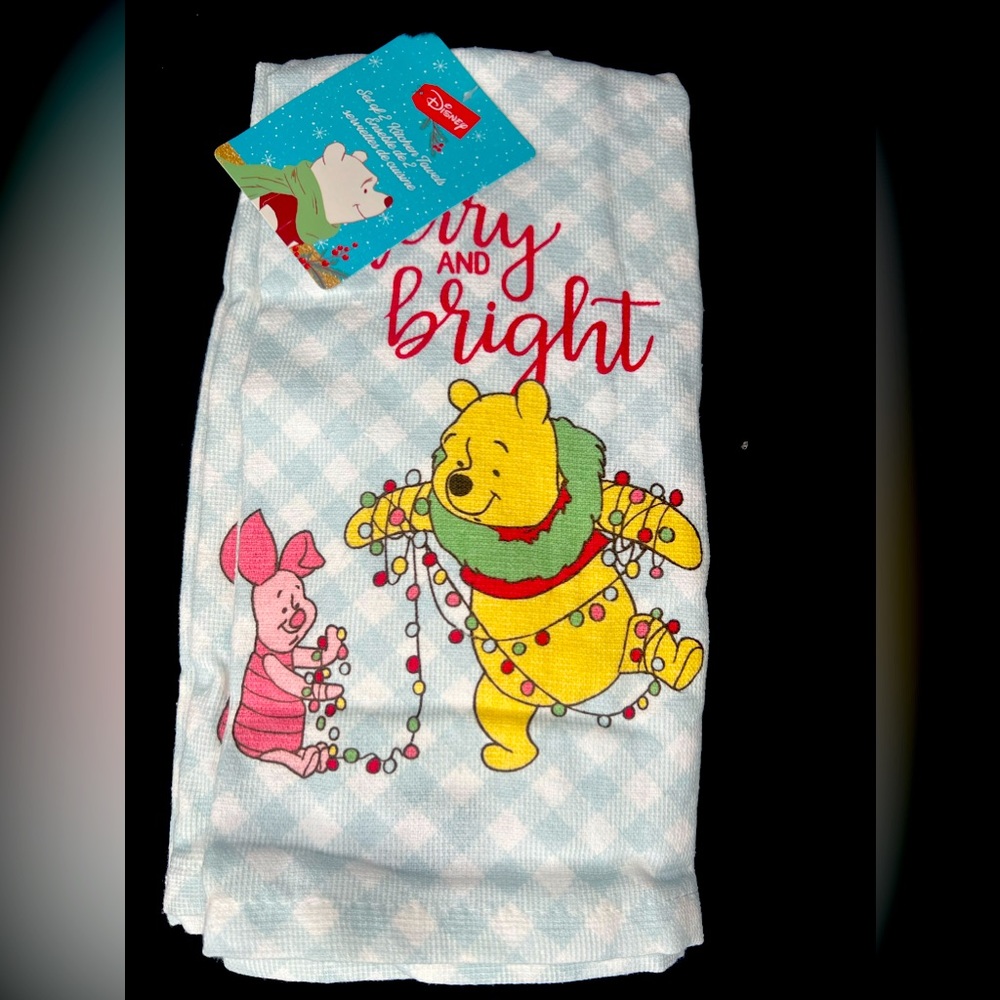 Disney Winnie The Pooh kitchen Towels set of 2